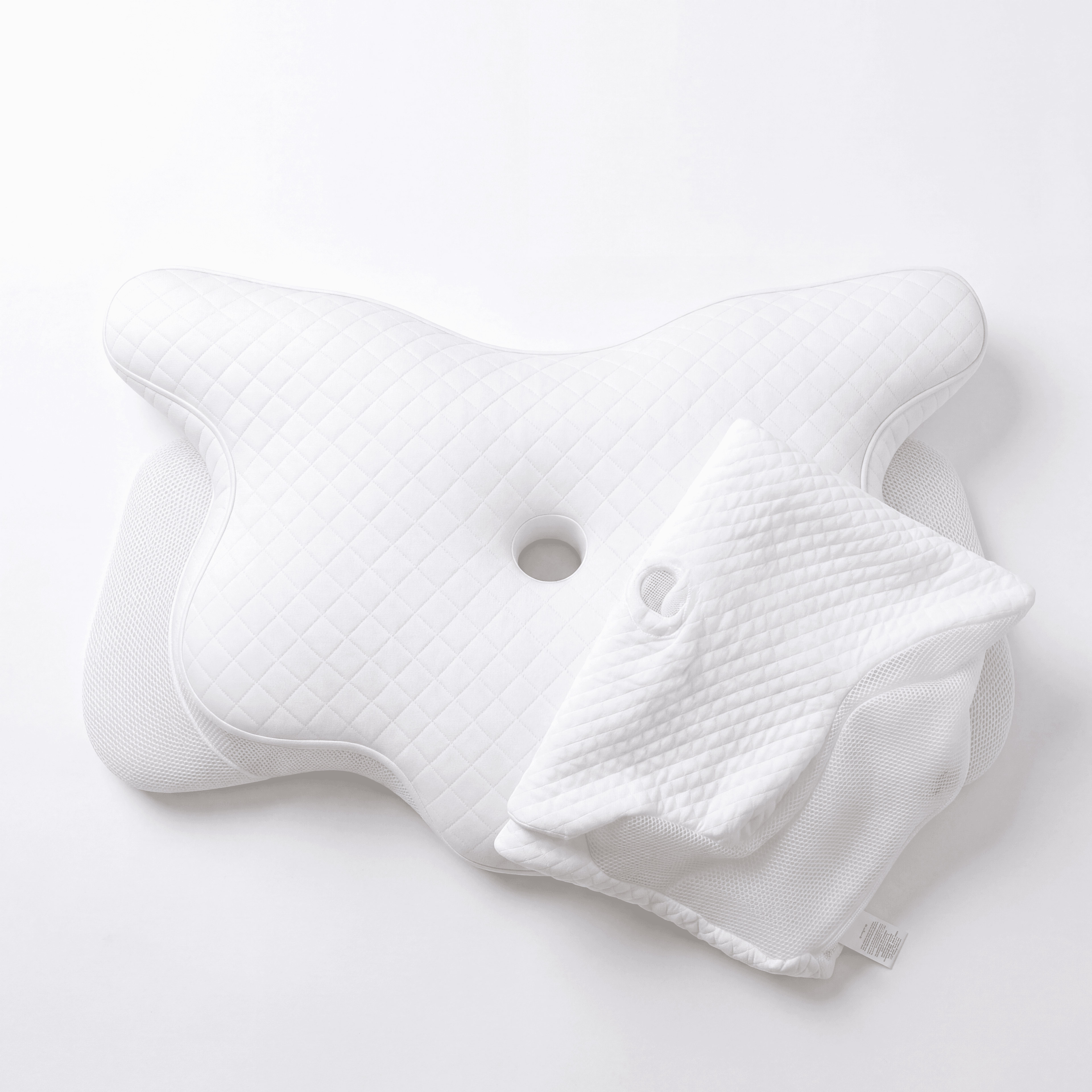 The Sleepr premium zijden kussensloop close-up met gladde textuur